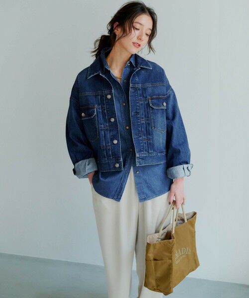 L size ONWARD(大きいサイズ) / エルサイズオンワード シャツ・ブラウス | 【洗える】ライトダンガリー 2WAY シャツ | 詳細20