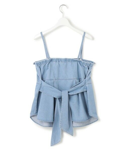 L size ONWARD(大きいサイズ) / エルサイズオンワード シャツ・ブラウス | 【洗える】ライトダンガリー ビスチェ | 詳細6