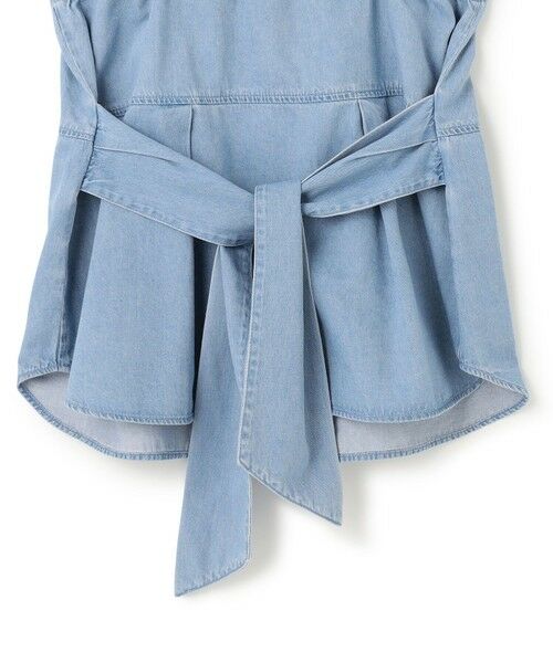 L size ONWARD(大きいサイズ) / エルサイズオンワード シャツ・ブラウス | 【洗える】ライトダンガリー ビスチェ | 詳細10