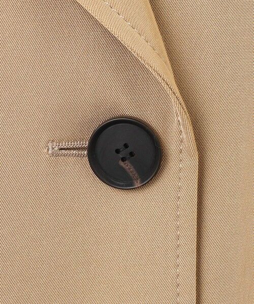 L size ONWARD(大きいサイズ) / エルサイズオンワード トレンチコート | トリアセコットンギャバジン ショートトレンチコート | 詳細10