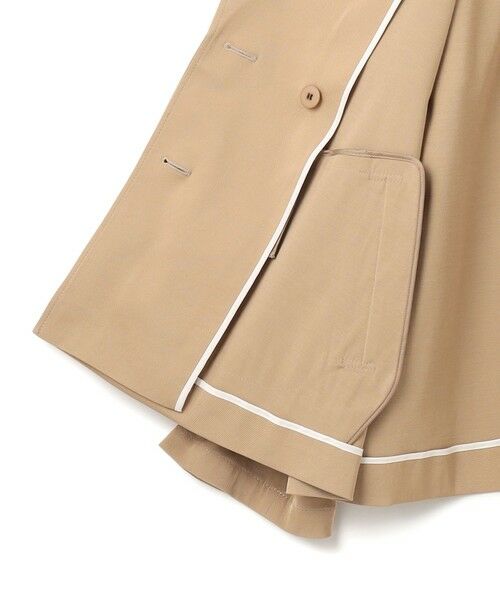 L size ONWARD(大きいサイズ) / エルサイズオンワード トレンチコート | トリアセコットンギャバジン ショートトレンチコート | 詳細12