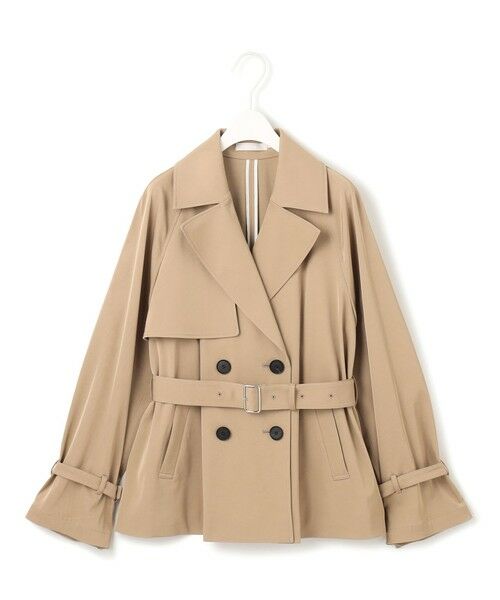 L size ONWARD(大きいサイズ) / エルサイズオンワード トレンチコート | トリアセコットンギャバジン ショートトレンチコート | 詳細3