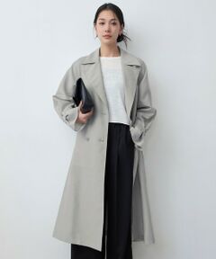 L size ONWARD(大きいサイズ) / エルサイズオンワード トレンチコート | シアーフォルムオーガン トレンチコート