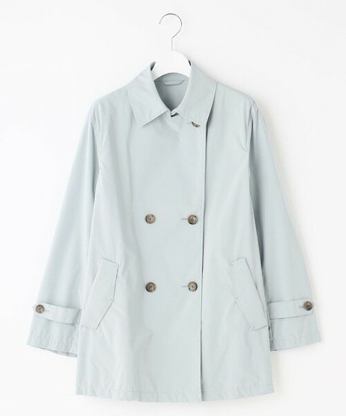 L size ONWARD(大きいサイズ) / エルサイズオンワード トレンチコート | 【洗える・撥水】ポリアーティローザ ダブル トレンチコート | 詳細5