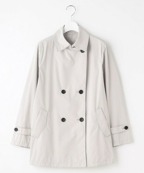 L size ONWARD(大きいサイズ) / エルサイズオンワード トレンチコート | 【洗える・撥水】ポリアーティローザ ダブル トレンチコート | 詳細9