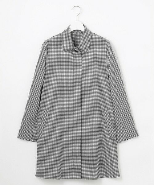 L size ONWARD(大きいサイズ) / エルサイズオンワード トレンチコート | 【洗える】Lightストレッチギンガム シングル トレンチコート | 詳細3