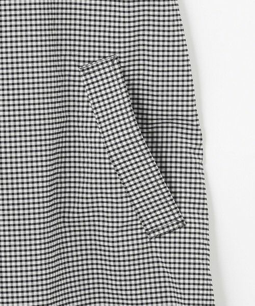 L size ONWARD(大きいサイズ) / エルサイズオンワード トレンチコート | 【洗える】Lightストレッチギンガム シングル トレンチコート | 詳細6