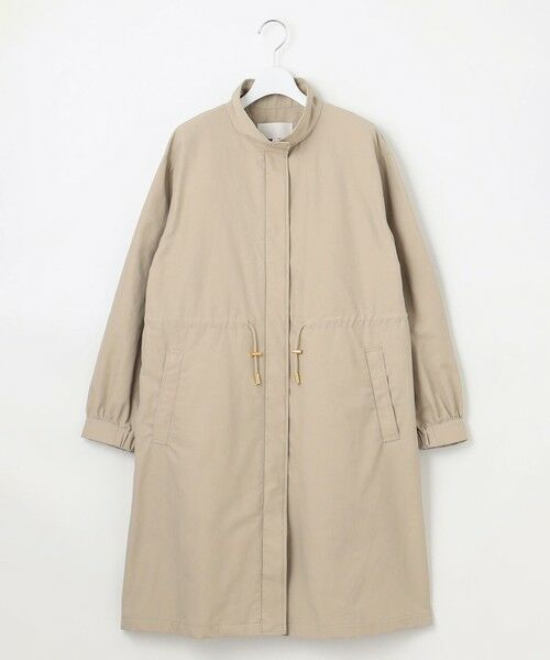 L size ONWARD(大きいサイズ) / エルサイズオンワード その他アウター | 【撥水加工・洗える】コットンナイロンタッサーライナー付きスタンドカラー コート | 詳細4