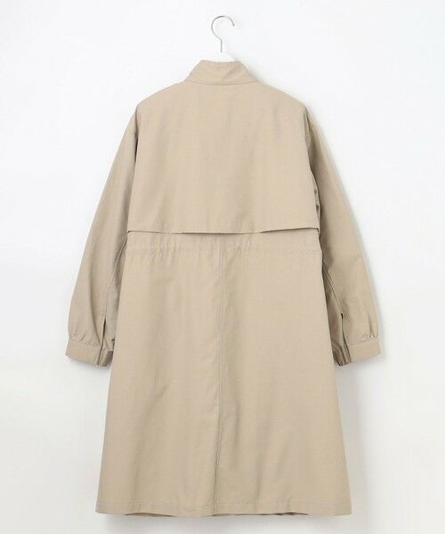 L size ONWARD(大きいサイズ) / エルサイズオンワード その他アウター | 【撥水加工・洗える】コットンナイロンタッサーライナー付きスタンドカラー コート | 詳細5