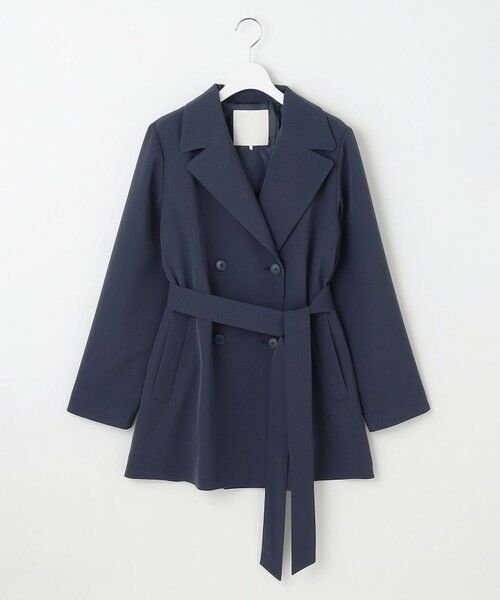 L size ONWARD(大きいサイズ) / エルサイズオンワード トレンチコート | 【洗える】エアフロートレンチ コート | 詳細4