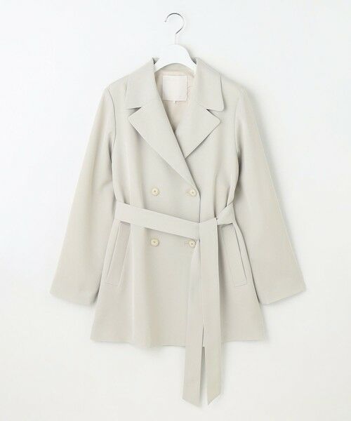 L size ONWARD(大きいサイズ) / エルサイズオンワード トレンチコート | 【洗える】エアフロートレンチ コート | 詳細17