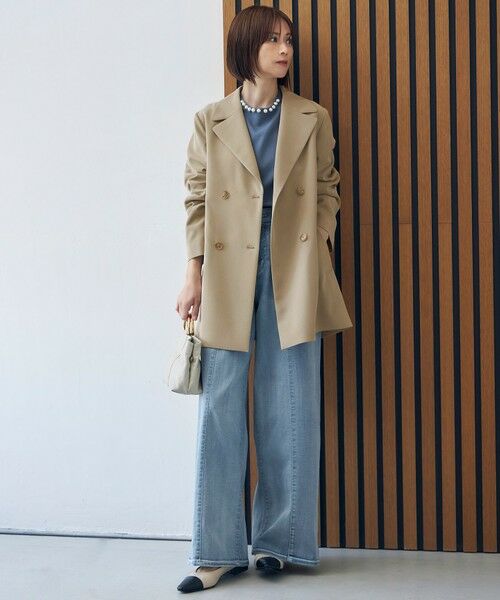 L size ONWARD(大きいサイズ) / エルサイズオンワード トレンチコート | 【洗える】エアフロートレンチ コート | 詳細18