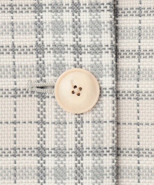 L size ONWARD(大きいサイズ) / エルサイズオンワード ステンカラーコート | 【洗える】オルタネートチェック コート | 詳細2