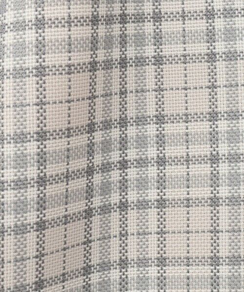 L size ONWARD(大きいサイズ) / エルサイズオンワード ステンカラーコート | 【洗える】オルタネートチェック コート | 詳細7