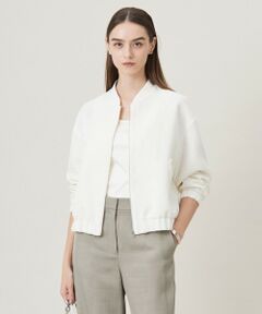 L size ONWARD(大きいサイズ) / エルサイズオンワード ブルゾン | 【洗える】 ライトスラブツイード ブルゾン