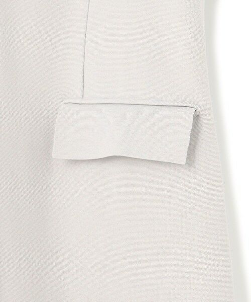 L size ONWARD(大きいサイズ) / エルサイズオンワード ノーカラージャケット | 【洗える】シンセティックミラノリブ ニットジャケット | 詳細17