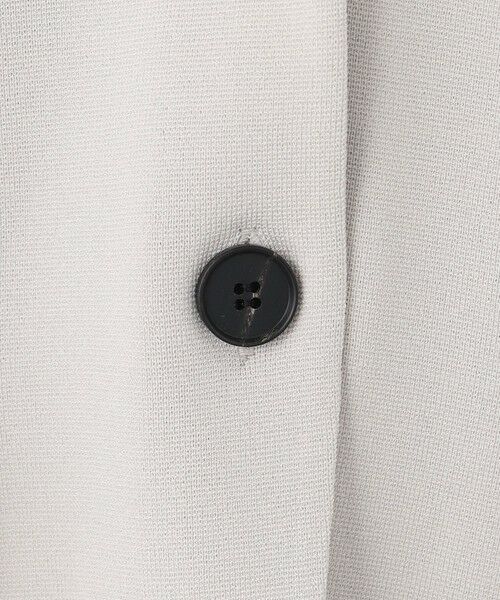 L size ONWARD(大きいサイズ) / エルサイズオンワード ノーカラージャケット | 【洗える】シンセティックミラノリブ ニットジャケット | 詳細19