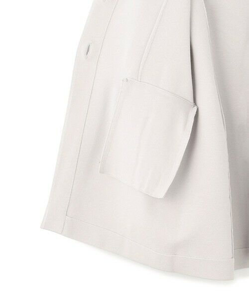 L size ONWARD(大きいサイズ) / エルサイズオンワード ノーカラージャケット | 【洗える】シンセティックミラノリブ ニットジャケット | 詳細21