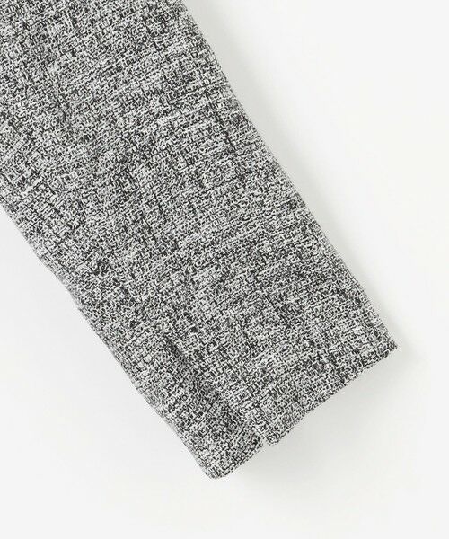 L size ONWARD(大きいサイズ) / エルサイズオンワード ノーカラージャケット | 【セットアップ対応】Light Tweed ノーカラー ジャケット | 詳細7