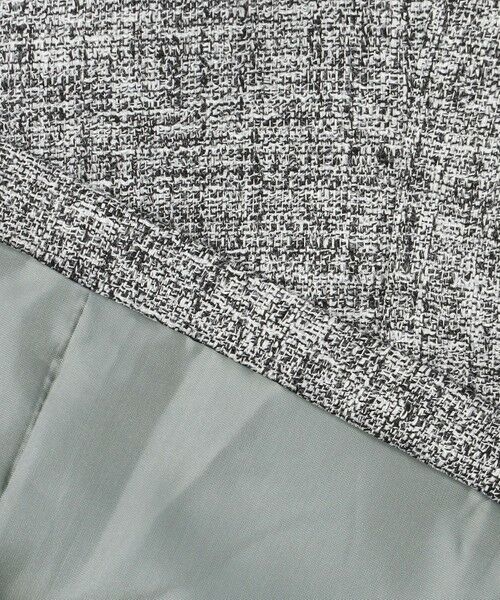 L size ONWARD(大きいサイズ) / エルサイズオンワード ノーカラージャケット | 【セットアップ対応】Light Tweed ノーカラー ジャケット | 詳細9