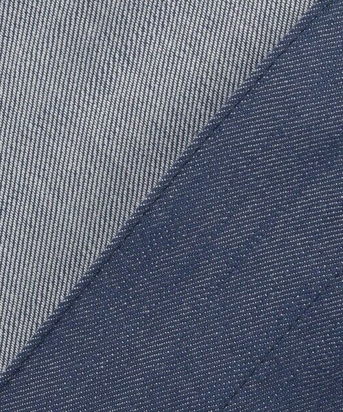 L size ONWARD(大きいサイズ) / エルサイズオンワード Gジャン・デニムジャケット | 【洗える】セルロースシャンブレー ノーカラー デニム ジャケット | 詳細11