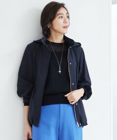 L size ONWARD(大きいサイズ) / エルサイズオンワード ブルゾン | 【カタログ掲載・撥水加工・洗える】コットンナイロンタッサー ブルゾン