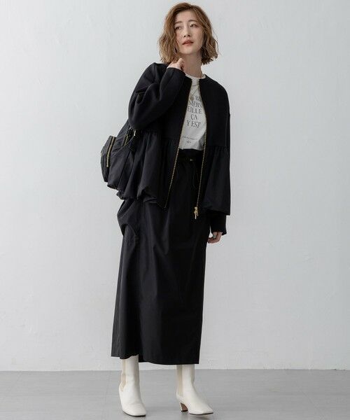 L size ONWARD(大きいサイズ) / エルサイズオンワード その他アウター | 【洗える】コットンエアーバルーン ライトアウター | 詳細2