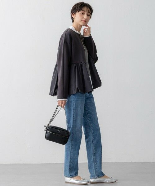 L size ONWARD(大きいサイズ) / エルサイズオンワード その他アウター | 【洗える】コットンエアーバルーン ライトアウター | 詳細16