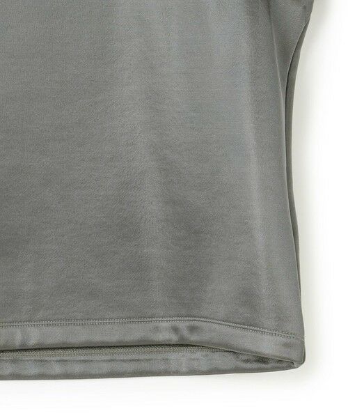 L size ONWARD(大きいサイズ) / エルサイズオンワード カットソー | 【洗える】サテンボンディング クルーネックプルオーバー | 詳細9