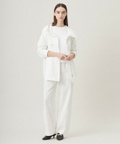 L size ONWARD(大きいサイズ) / エルサイズオンワード カットソー | 【洗える】サテンボンディング クルーネックプルオーバー | 詳細16