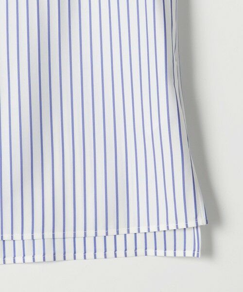 L size ONWARD(大きいサイズ) / エルサイズオンワード カットソー | ストライプジャージー ピンタック カットソー | 詳細6