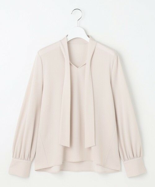 L size ONWARD(大きいサイズ) / エルサイズオンワード シャツ・ブラウス | 【洗える】アムンゼンジャージー ブラウス | 詳細8