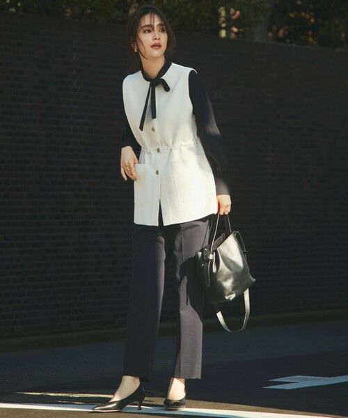 L size ONWARD(大きいサイズ) / エルサイズオンワード シャツ・ブラウス | 【洗える】アムンゼンジャージー ブラウス | 詳細13