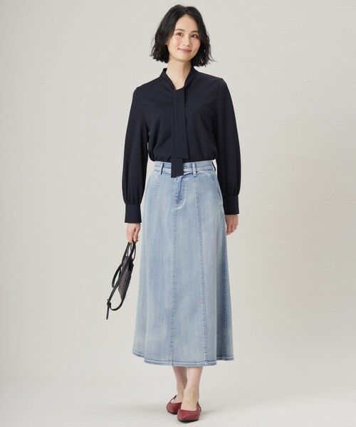 L size ONWARD(大きいサイズ) / エルサイズオンワード シャツ・ブラウス | 【洗える】アムンゼンジャージー ブラウス | 詳細16