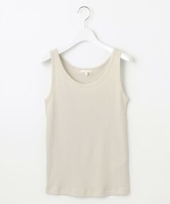 L size ONWARD(大きいサイズ) / エルサイズオンワード タンクトップ | 【カタログ掲載・洗える】ソフトリブテレコ タンクトップ