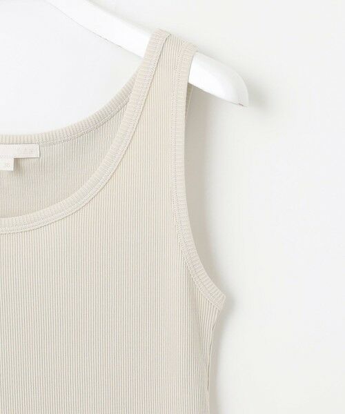 L size ONWARD(大きいサイズ) / エルサイズオンワード タンクトップ | 【カタログ掲載・洗える】ソフトリブテレコ タンクトップ | 詳細5