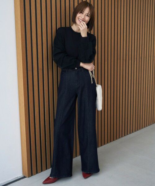 L size ONWARD(大きいサイズ) / エルサイズオンワード スウェット | 【カタログ掲載・洗える】マットストレッチダンボール スウェット | 詳細1