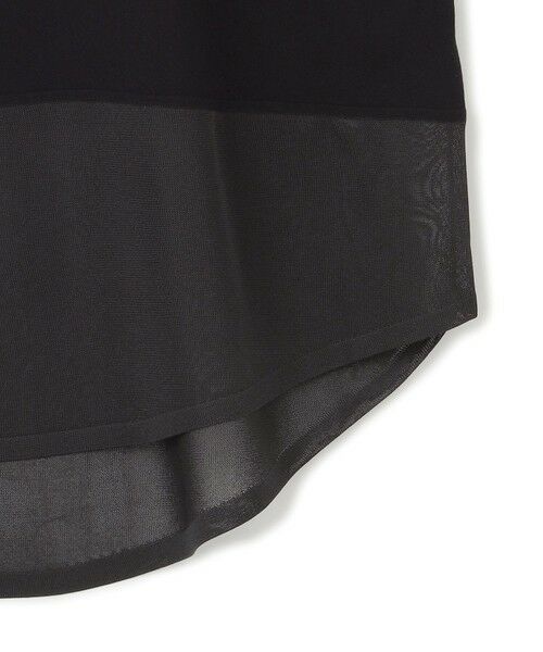 L size ONWARD(大きいサイズ) / エルサイズオンワード ニット・セーター | 【洗える】 ヴィスコースワイド シアーコンビプルオーバー | 詳細10