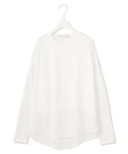 L size ONWARD(大きいサイズ) / エルサイズオンワード ニット・セーター | 【洗える】 ヴィスコースワイド シアーコンビプルオーバー | 詳細17