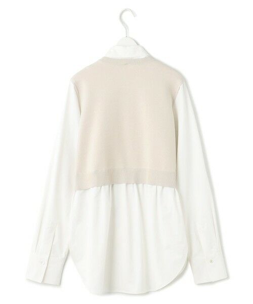 L size ONWARD(大きいサイズ) / エルサイズオンワード ニット・セーター | 【2WAY・洗える】シャツクロスコンビニットプルオーバー | 詳細18