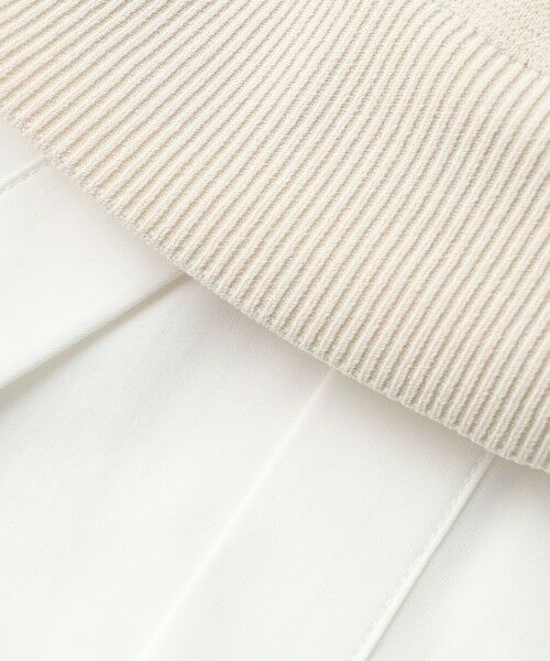L size ONWARD(大きいサイズ) / エルサイズオンワード ニット・セーター | 【2WAY・洗える】シャツクロスコンビニットプルオーバー | 詳細22