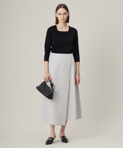 L size ONWARD(大きいサイズ) / エルサイズオンワード ニット・セーター | 【洗える】 シンセティックフルニードル ニットプルオーバー | 詳細6