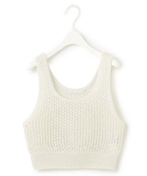 L size ONWARD(大きいサイズ) / エルサイズオンワード ベスト | 【洗える】 シャインポリエステルクロッシェ ニットベスト | 詳細16