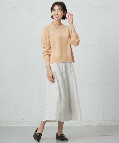 L size ONWARD(大きいサイズ) / エルサイズオンワード ニット・セーター | 【洗える】Reeves Shine クルーネック ニット | 詳細4