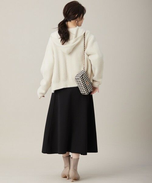 L size ONWARD(大きいサイズ) / エルサイズオンワード ニット・セーター | 【洗える】シャギーニット パーカー | 詳細2