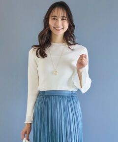 L size ONWARD(大きいサイズ) / エルサイズオンワード ニット・セーター | 【洗える】シアーディテール ニット