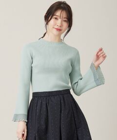 L size ONWARD(大きいサイズ) / エルサイズオンワード ニット・セーター | 【洗える】シアーディテール ニット