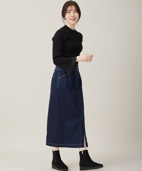 L size ONWARD(大きいサイズ) / エルサイズオンワード ニット・セーター | 【洗える】シアーディテール ニット | 詳細7