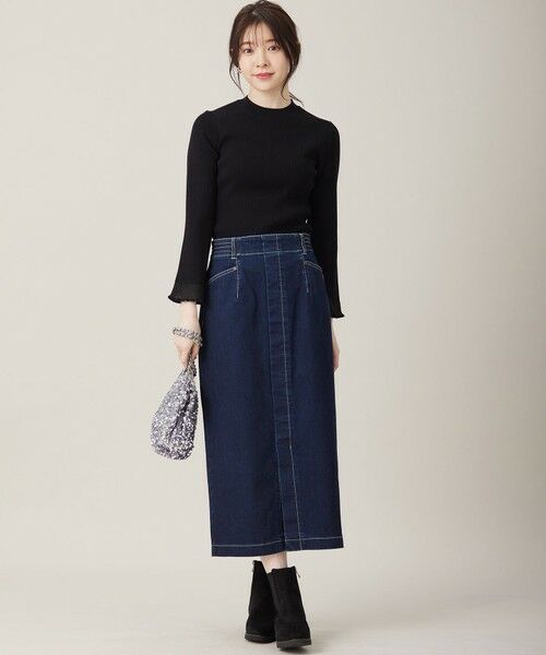 L size ONWARD(大きいサイズ) / エルサイズオンワード ニット・セーター | 【洗える】シアーディテール ニット | 詳細8