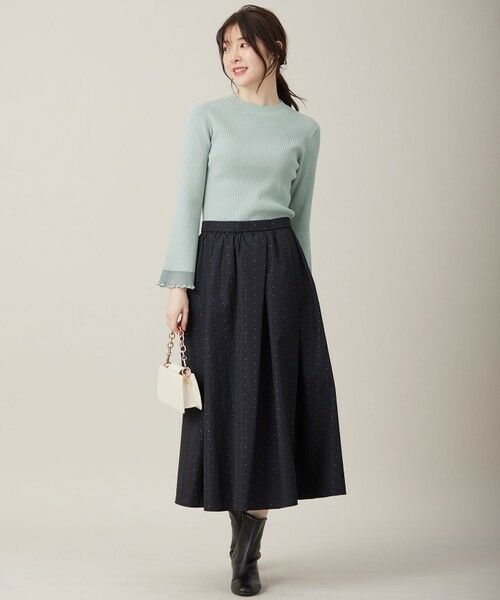 L size ONWARD(大きいサイズ) / エルサイズオンワード ニット・セーター | 【洗える】シアーディテール ニット | 詳細11